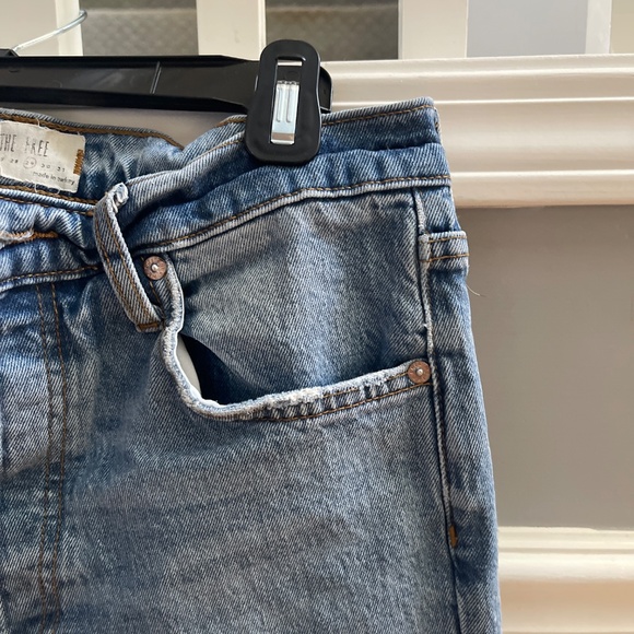 Free People distressed high rise skinny jeans - Picture 5 of 7